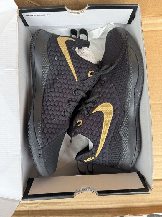 NIB NIKE LeBron Witness III Black/Gold AO4433-003 Men\'s Size 10 Basketball Shoes main image 11